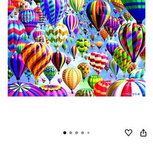 Buffalo Games - Sky Roads - 1000 piece puzzle Colorful Hot Air Balloon Art Print